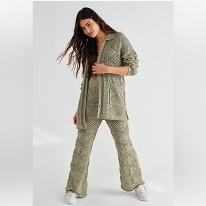🆕 Free People Beach Get Away Fauxchet Pant Set